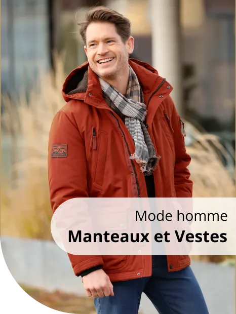 Mode homme - Manteaux et vestes