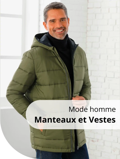 Mode homme - Manteaux et vestes