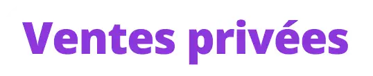 Ventes privées