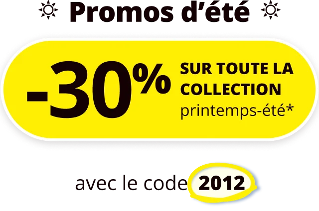 -30% sur toute la collection printemps-été