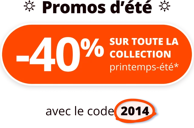 -40% sur toute la collection dés 2 articles