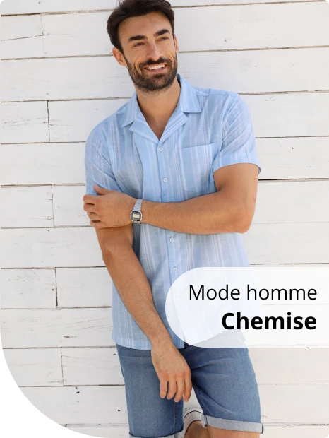 Mode homme : chemise