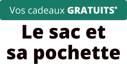 Vos cadeaux gratuits: Le sac et sa pochette