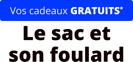 Vos cadeaux gratuits: Le sac et son foulard